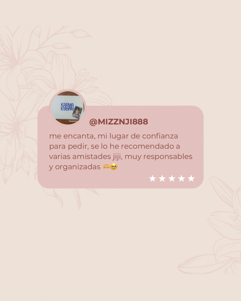 post de instagram testimonio clientes minimalista rosa 1