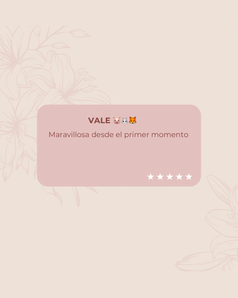 post de instagram testimonio clientes minimalista rosa 10