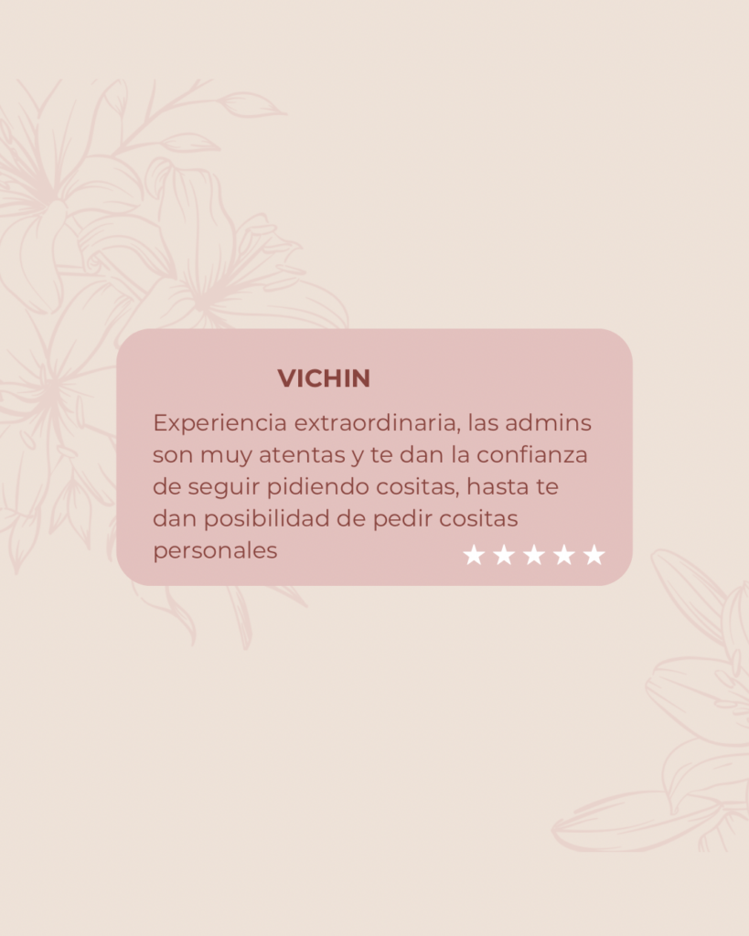 post de instagram testimonio clientes minimalista rosa 2