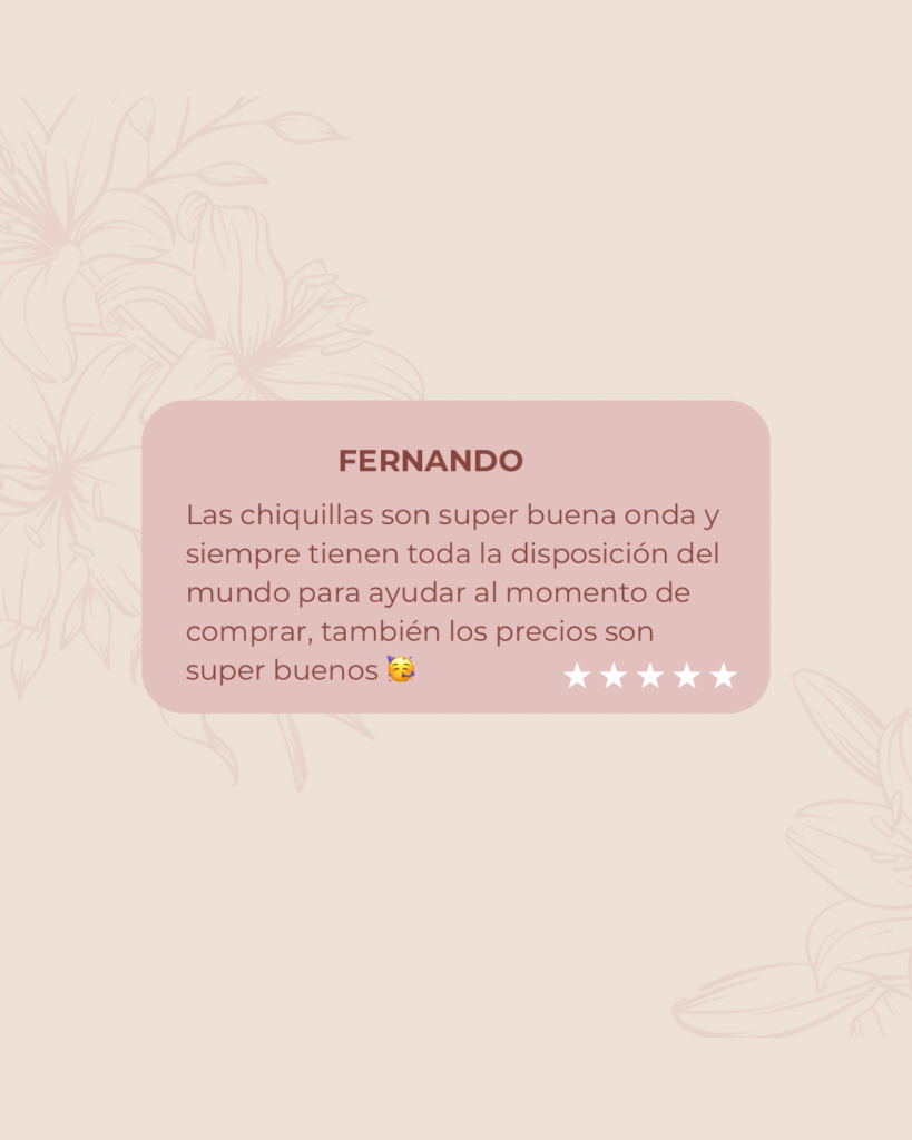 post de instagram testimonio clientes minimalista rosa 7